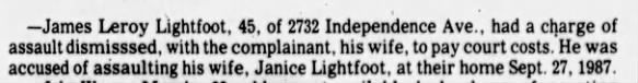 Clipping from The Courier
